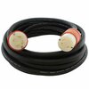 Ac Works 75ft SOOW 10/4 NEMA L16-30 30A 3-Phase 480V Industrial Rubber Extension Cord L1630PR-075
